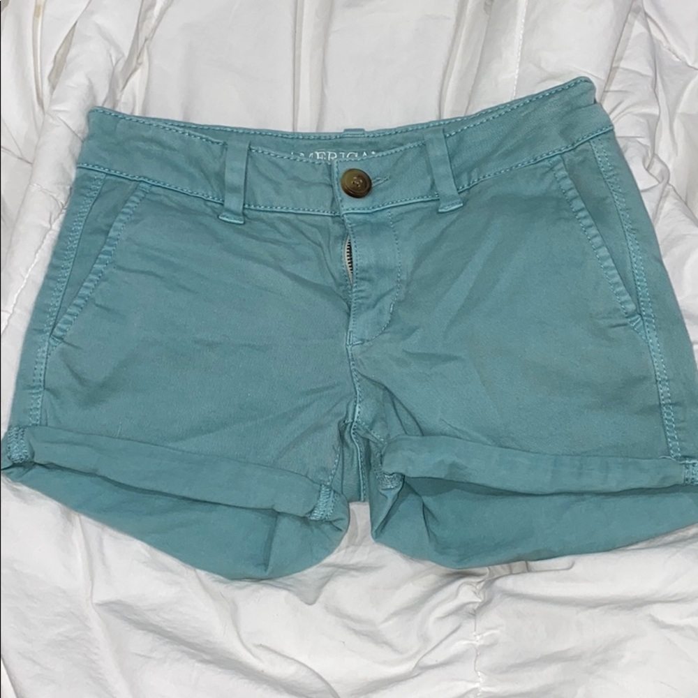 AE twill shorts (Light Blue)